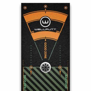 Wellputt Putting Mat - CLASSIC 13FT (4m), speed 10-11,5ft, noir