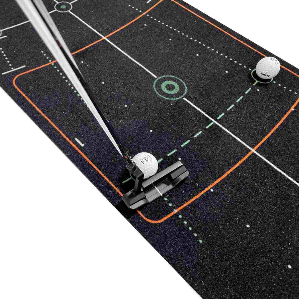 Wellputt Putting Mat - CLASSIC 13FT (4m), speed 10-11,5ft, noir
