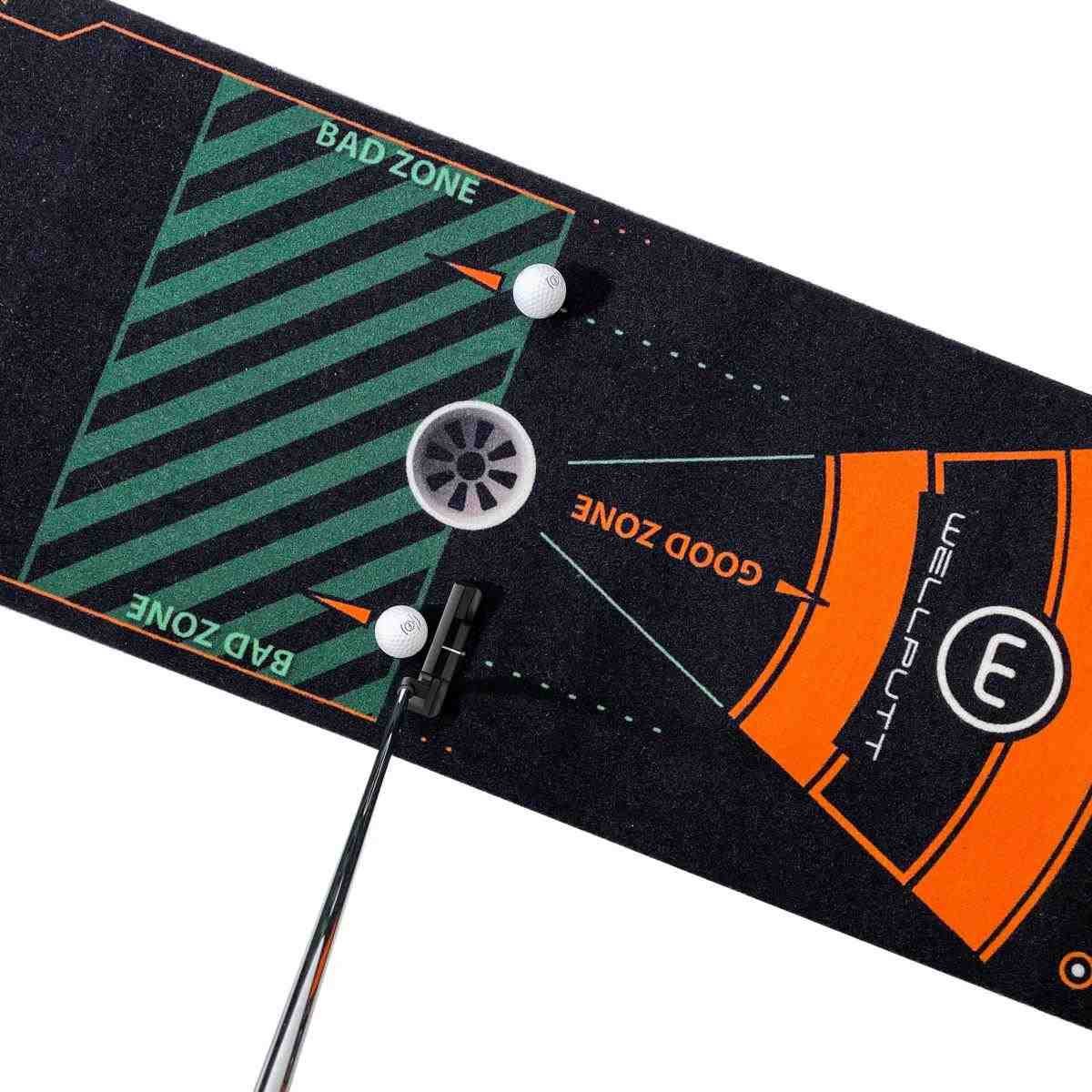 Wellputt Putting Mat - CLASSIC 13FT (4m), speed 10-11,5ft, noir