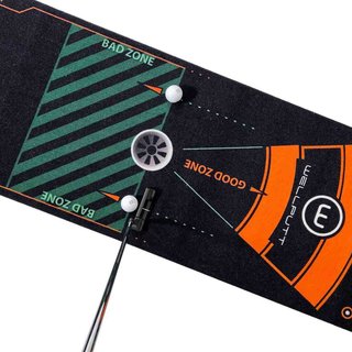 Wellputt Putting Mat - CLASSIC 13FT (4m), speed 10-11,5ft, noir