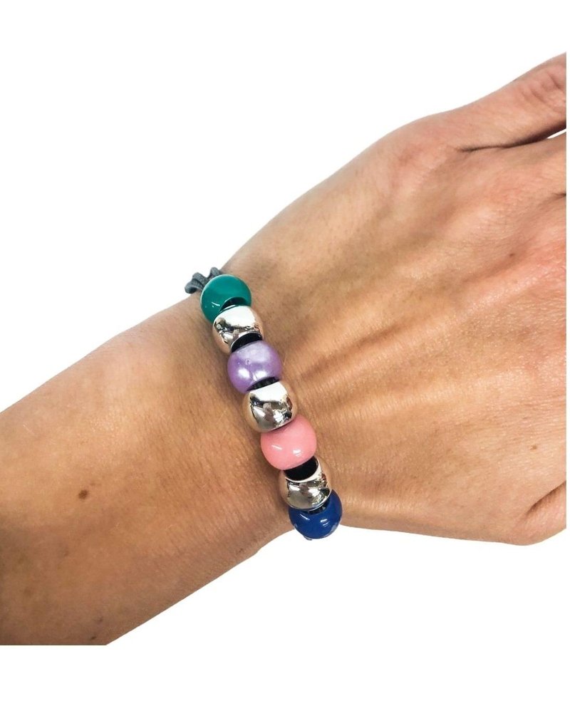 Handmade Teraka bracelet type 012, multicolore
