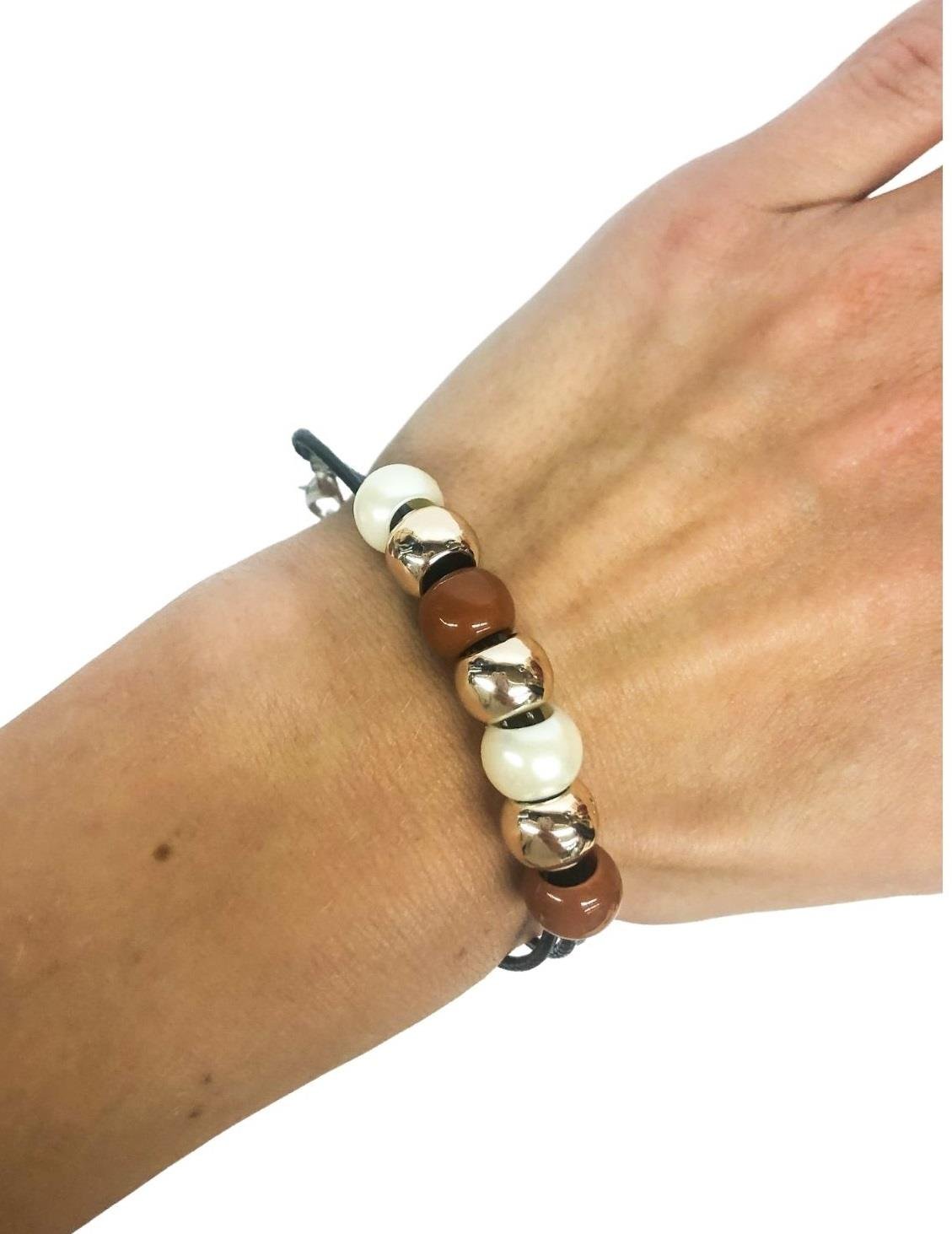 Ostatní Handmade Teraka bracelet type 016, marron