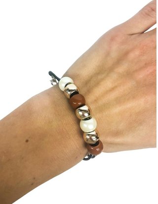 Ostatní Handmade Teraka bracelet type 016, marron