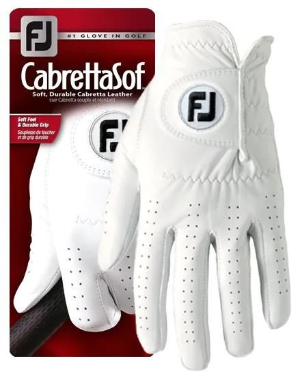 FootJoy CabrettaSof gant de golf homme, blanc
