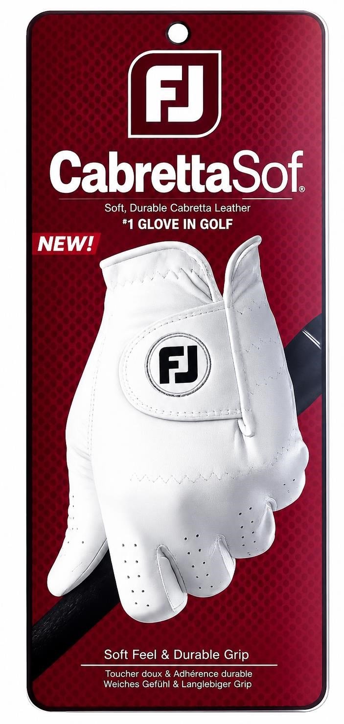 FootJoy CabrettaSof gant de golf homme, blanc