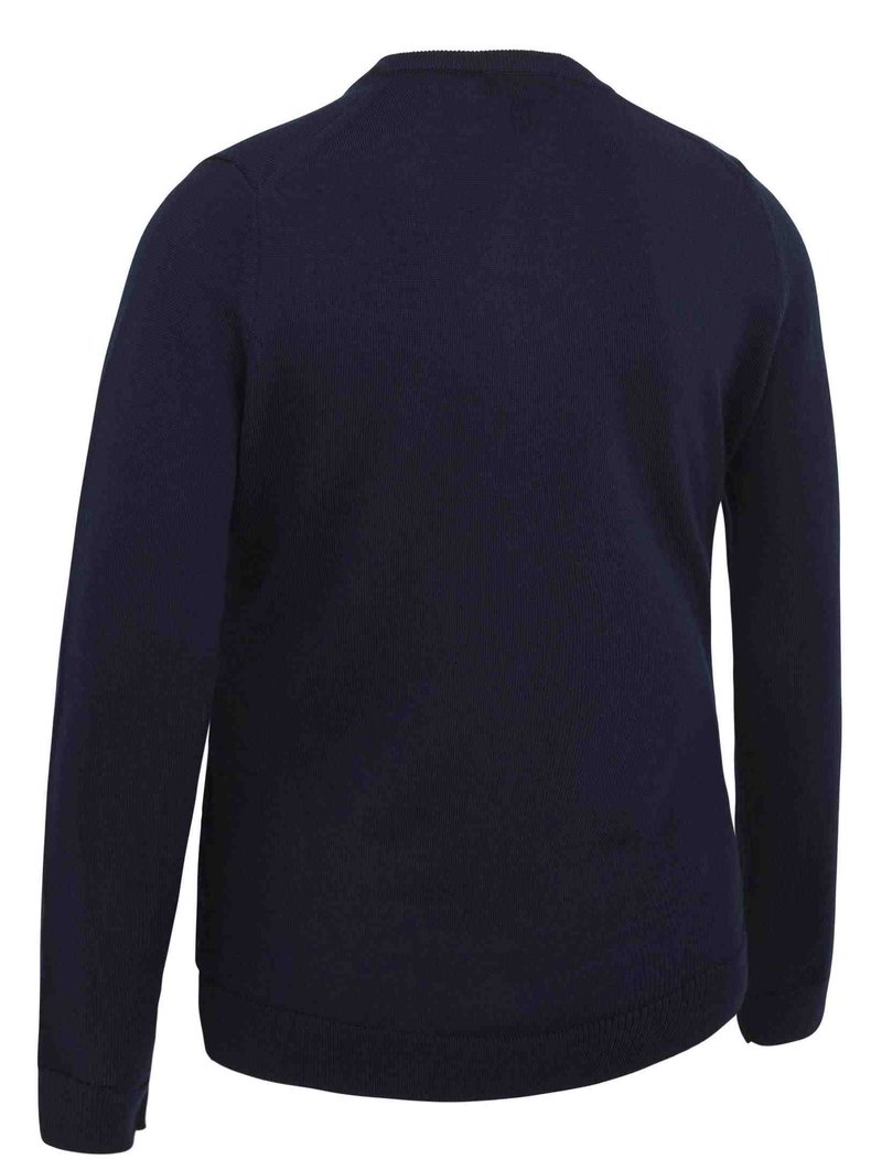 Callaway V-Neck Merino pull femme, dark navy