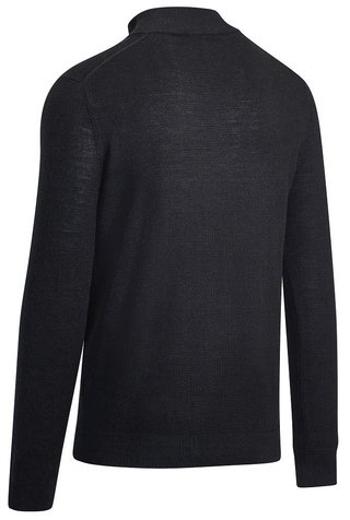 Callaway 1/4 Blended Merino pull homme, black ink