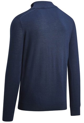 Callaway 1/4 Blended Merino pull homme, navy blue