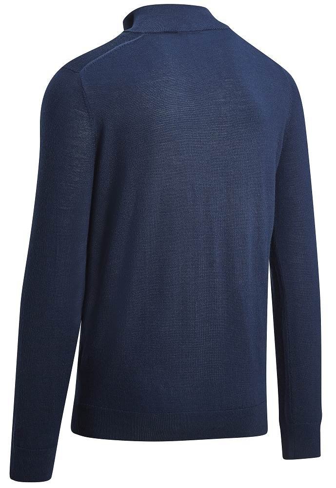 Callaway 1/4 Blended Merino pull homme, navy blue