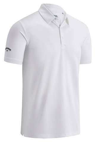 Callaway Swing Tech Solid polo homme, blanc
