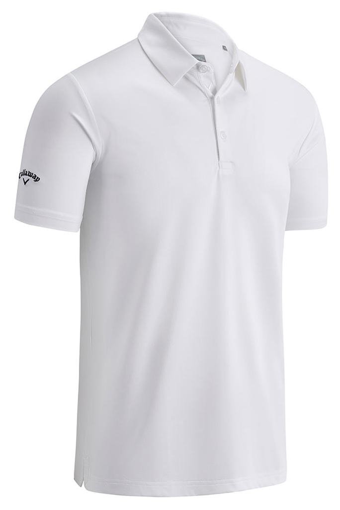 Callaway Swing Tech Solid polo homme, blanc