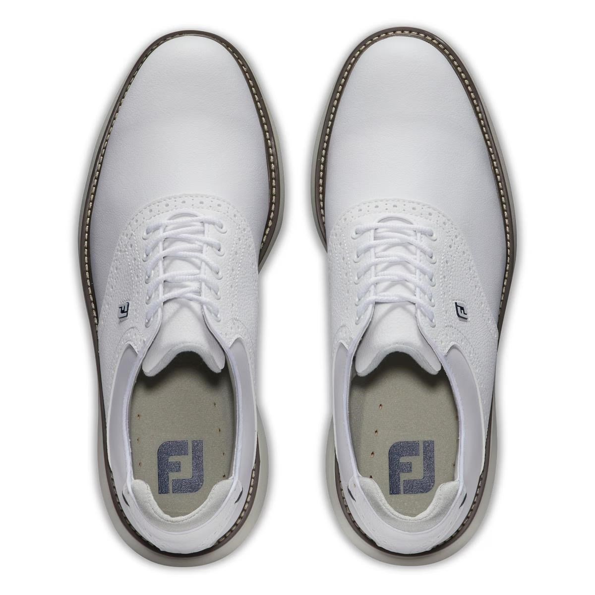 FootJoy Traditions chaussures de golf homme, blanches