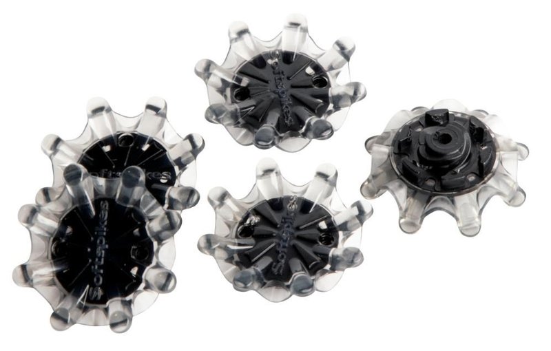SoftSpikes Pulsar Fast Twist FJ crampons de golf officiels, noir/gris (18pcs)
