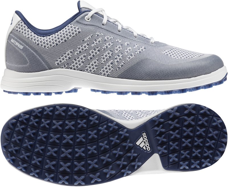 Adidas Alphaflex Sport Spikeless chaussures de golf femme, blanc/indigo