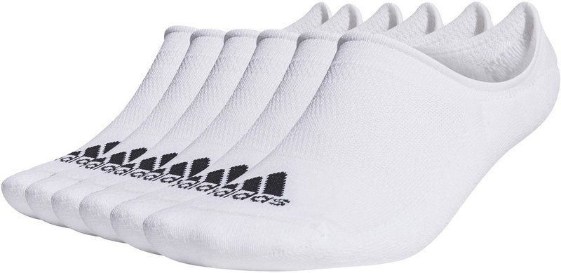 Adidas Low Cut chaussettes homme, blanc (6 paires)