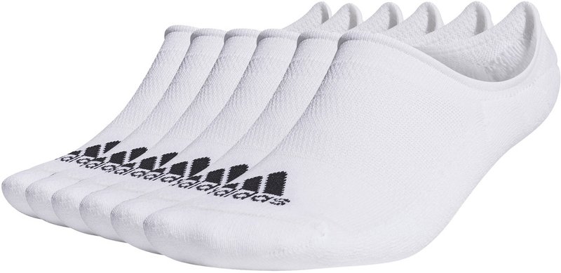 Adidas Low Cut chaussettes homme, blanc (6 paires)