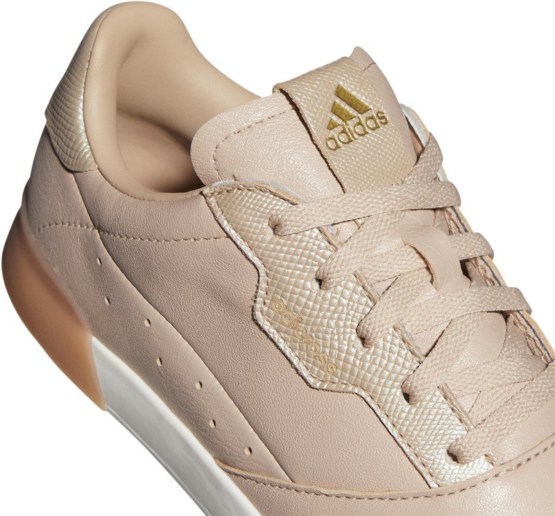 Adidas Adicross Retro chaussures de golf femme, ash pearl/gold met./chalk white
