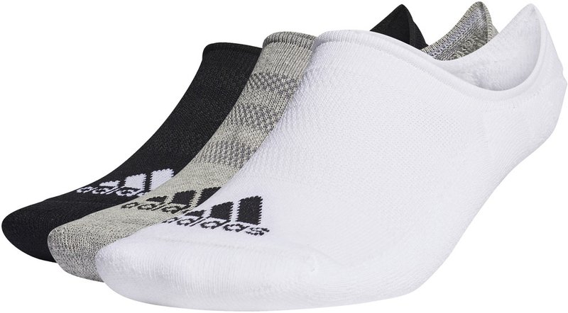 Adidas chaussettes basses homme (3 paires), gris
