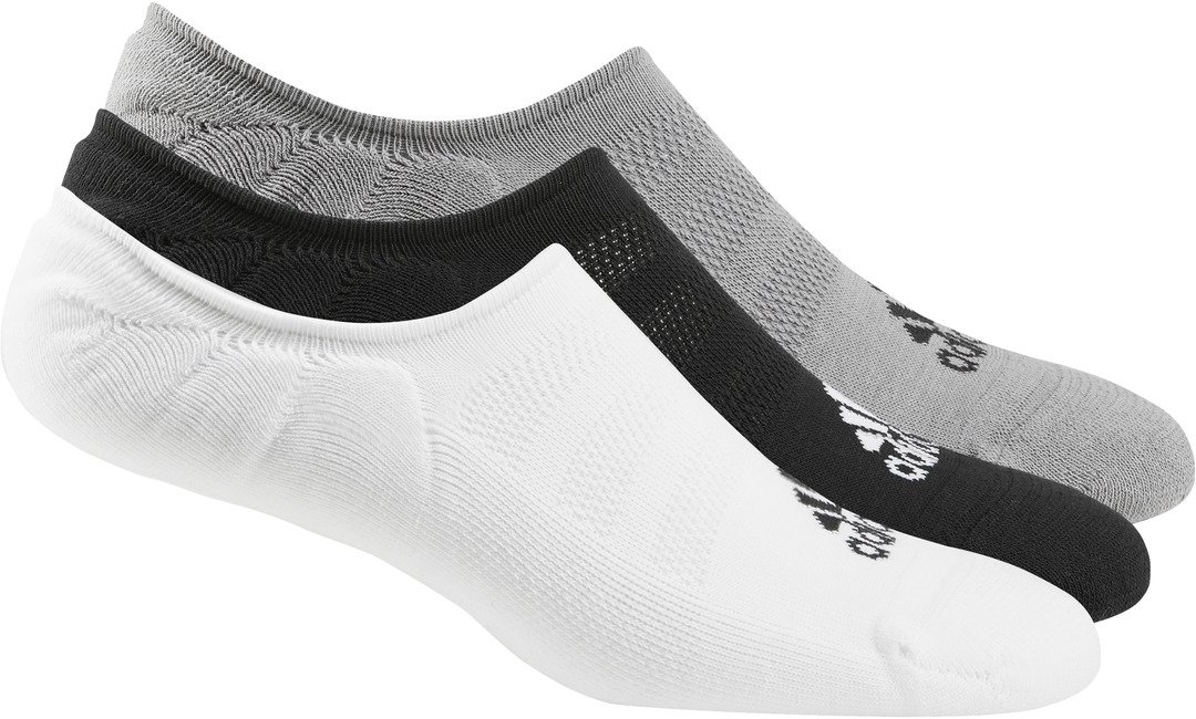 Adidas chaussettes basses homme (3 paires), gris