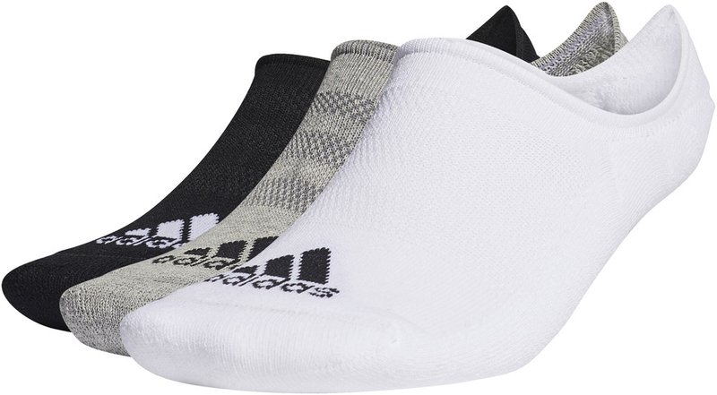 Adidas chaussettes basses homme (3 paires), gris