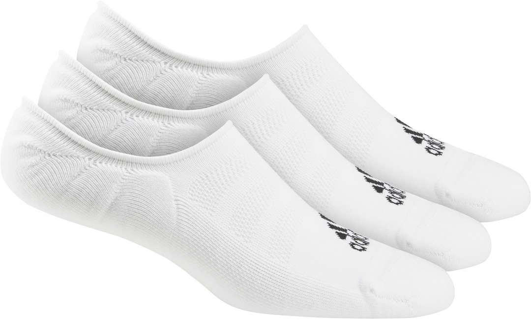 Adidas chaussettes basses homme (3 paires), blanches