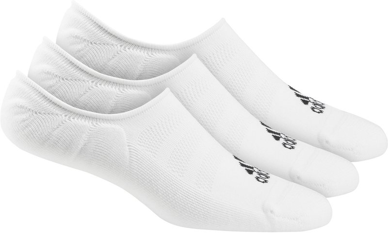 Adidas chaussettes basses homme (3 paires), blanches