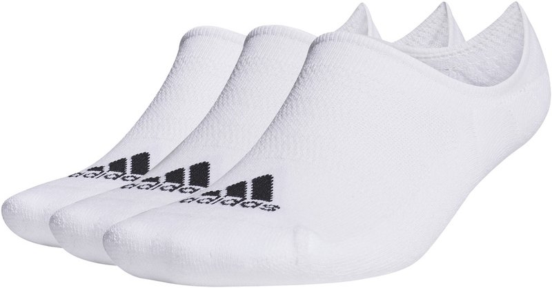 Adidas chaussettes basses homme (3 paires), blanches