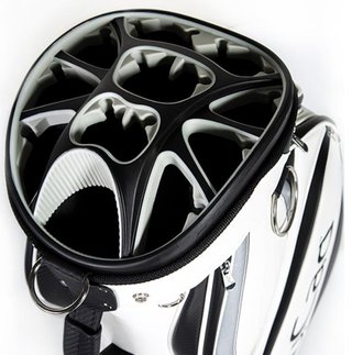 JuCad Pro cart bag, noir/argent
