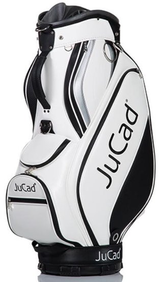 JuCad Pro cart bag, blanc/noir