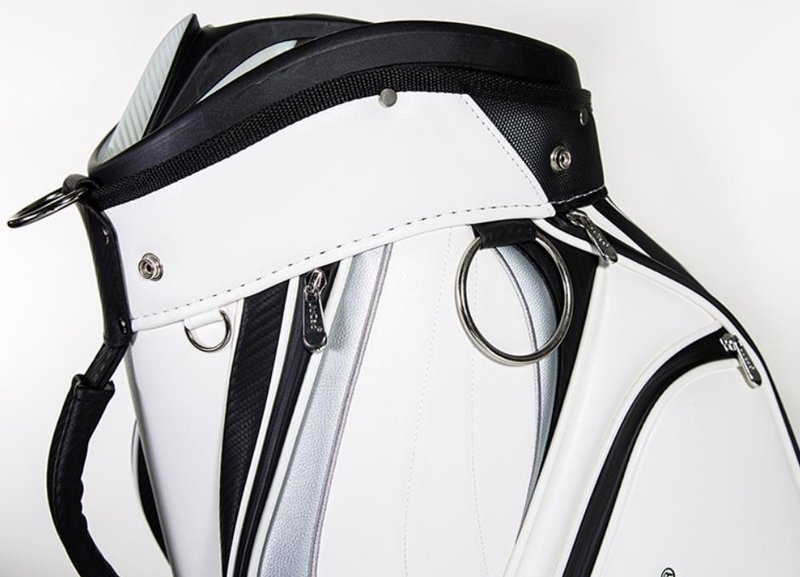 JuCad Pro cart bag, blanc/noir