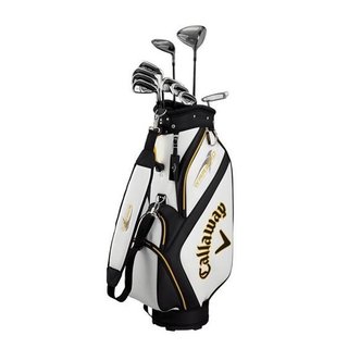 Callaway Warbird 21 ensemble de golf homme, graphite, + cart bag, blanc