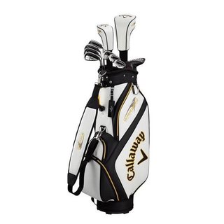 Callaway Warbird 21 ensemble de golf homme, graphite, + cart bag, blanc