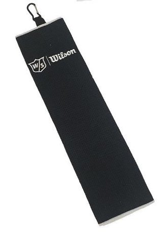 Wilson Staff Tri Fold serviette de golf, noir