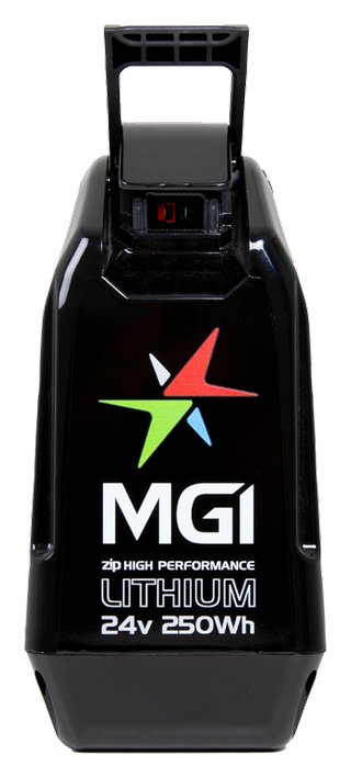 MGI 2024 ZIP 24V 250Wh Lithium Battery (18 holes) accessoire de chariot, noir