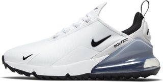 Nike Air Max 270G unisex chaussures de golf, blanc/noir/platine