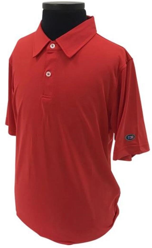 U.S. Kids Golf Tech Lisle junior polo, rouge