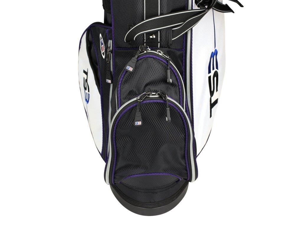 U.S. Kids Golf TS3-54 (137cm) v10 set de golf junior, graphite, noir/blanc/violet + stand bag