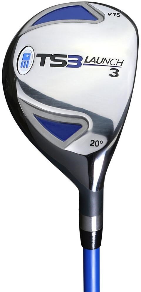 U.S. Kids Golf TS3-51 (130cm) V15 10-Club set de golf junior, graphite + sac trépied, royal/blanc/orange