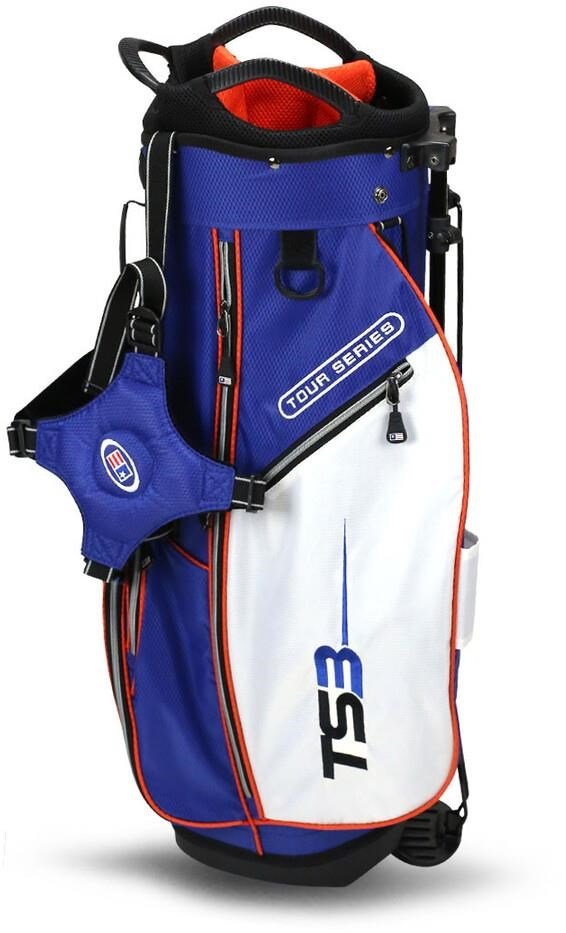 U.S. Kids Golf TS3-51 (130cm) V15 10-Club set de golf junior, graphite + sac trépied, royal/blanc/orange