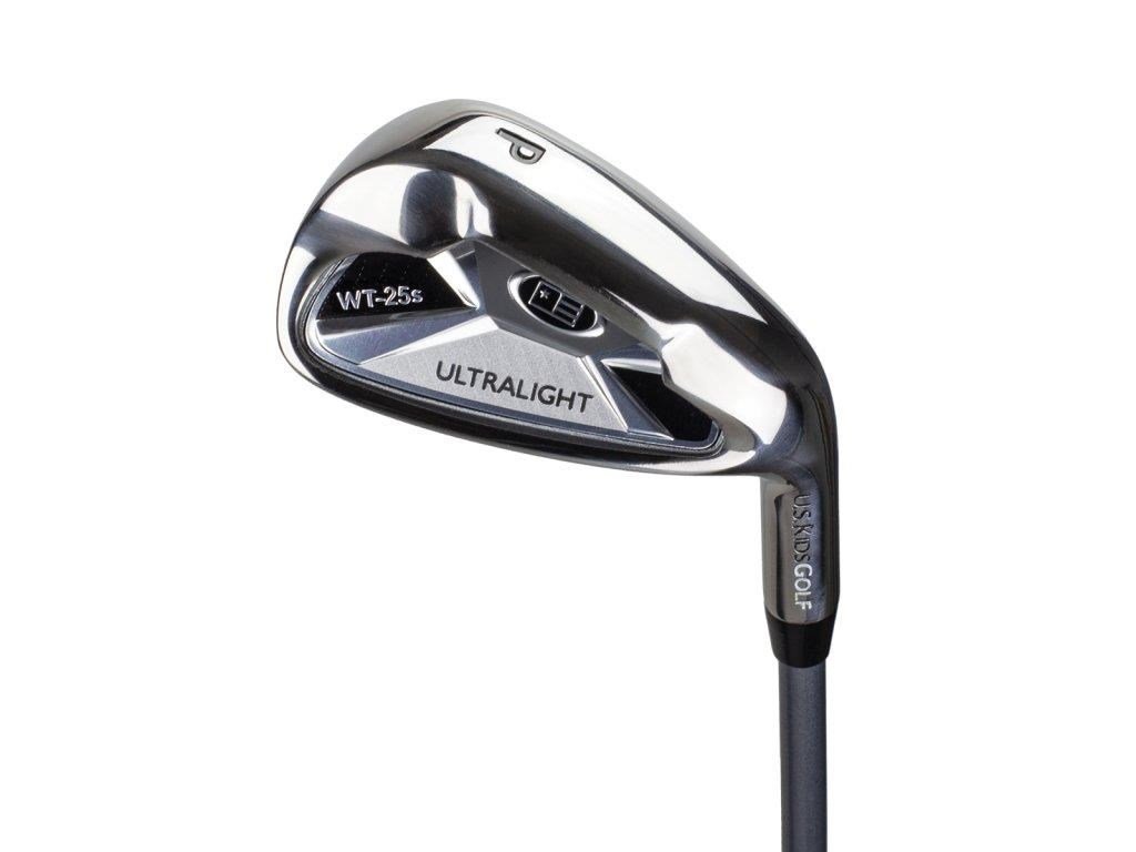 U.S. Kids Golf UL45 (114cm) WT25-s 4-Club junior set de golf 2022, graphite + stand bag, gris/bleu