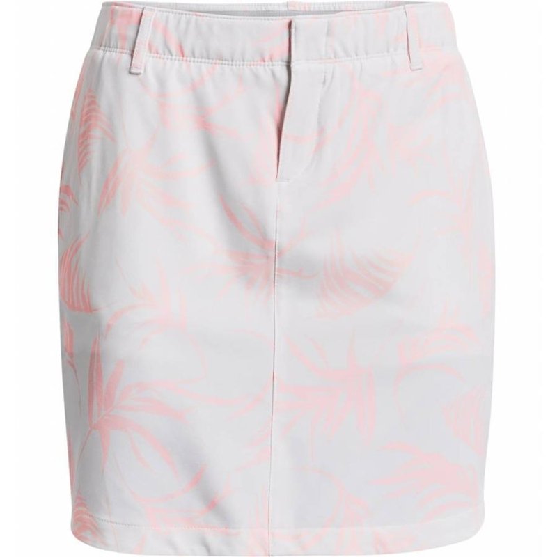 Under Armour Links Woven Printed jupe de golf femme, blanche