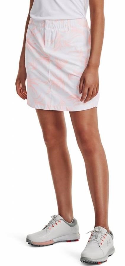 Under Armour Links Woven Printed jupe de golf femme, blanche