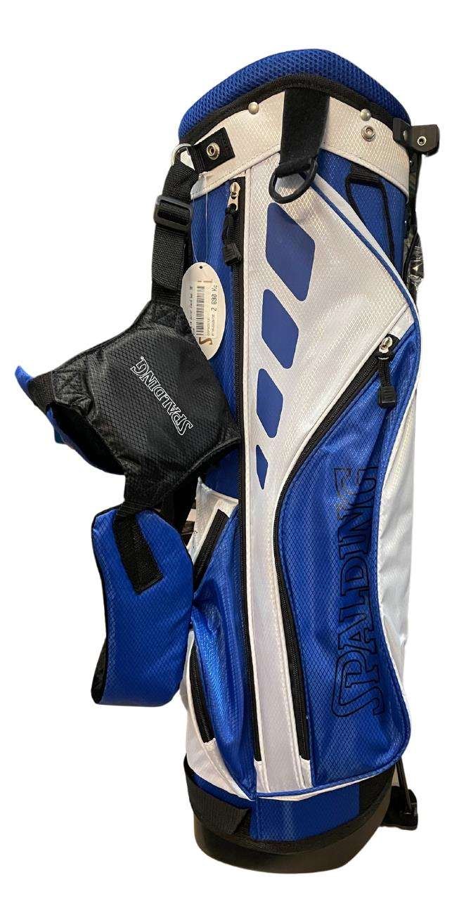 Spalding Junior stand bag, 30", bleu