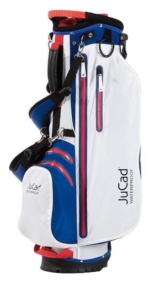 JuCad Waterproof 2in1 stand bag, bleu/blanc/rouge