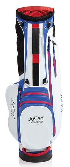 JuCad Waterproof 2in1 stand bag, bleu/blanc/rouge