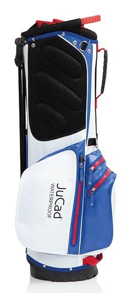 JuCad Waterproof 2in1 stand bag, bleu/blanc/rouge