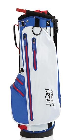 JuCad Waterproof 2in1 stand bag, bleu/blanc/rouge