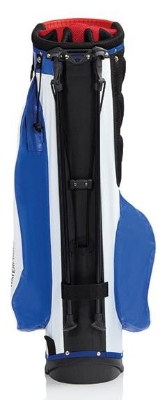 JuCad Waterproof 2in1 stand bag, bleu/blanc/rouge