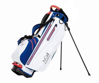 JuCad Waterproof 2in1 stand bag, bleu/blanc/rouge