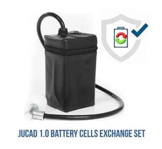 JuCad 1.0 Powerpack kit de remplacement système sans unité de contrôle pour montage autonome incl. boîtier petites cellules de batterie et couvercle